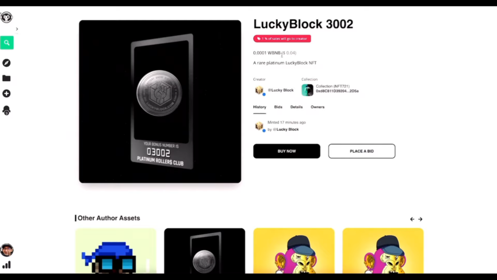 tutorial how to buy Lucky Block NFTs